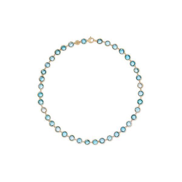 Marco Bicego Jaipur Blue Topaz Necklace Cornell's Jewelers Rochester, NY