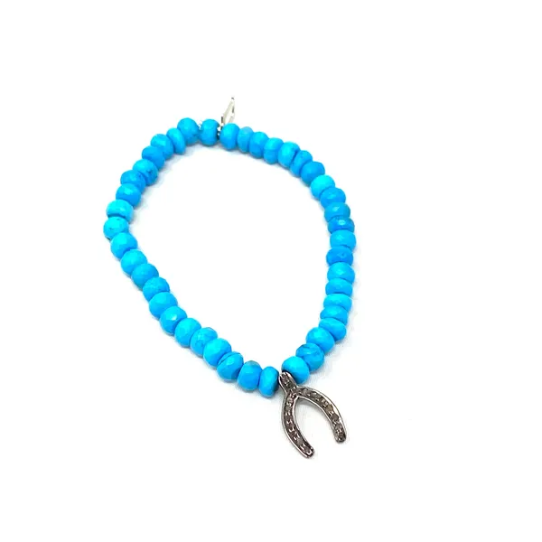 Dripping In Gems Turquoise Bracelet Cornell's Jewelers Rochester, NY