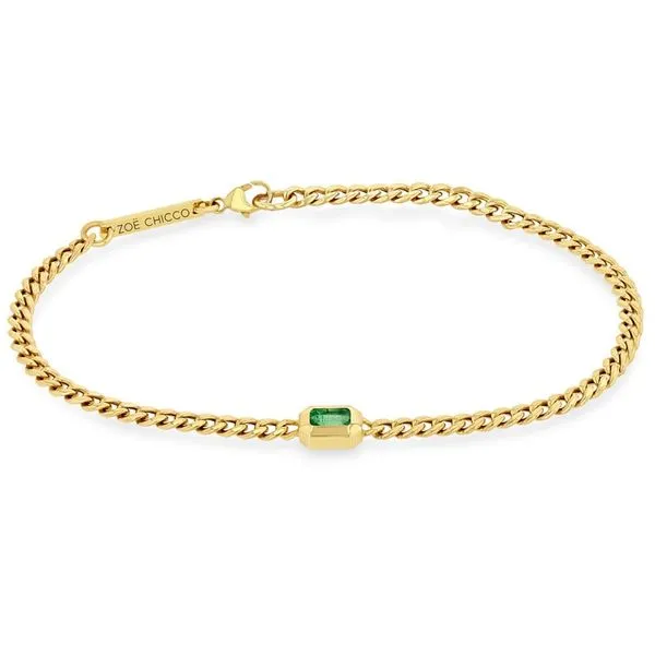 Cornell's Emerald Curb Bracelet Cornell's Jewelers Rochester, NY