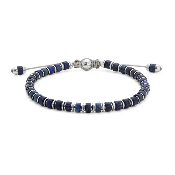 Sterling Silver Bracelet with Lapis Cornell's Jewelers Rochester, NY