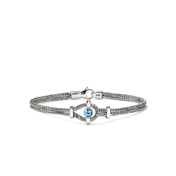 John Hardy Icon Blue Topaz Bracelet Cornell's Jewelers Rochester, NY