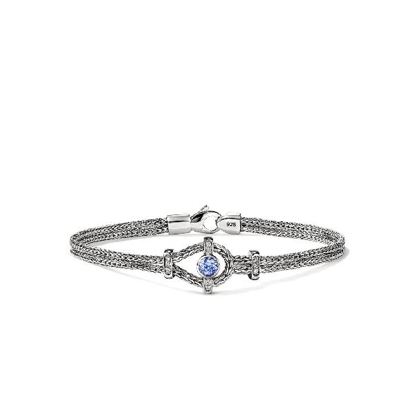 John Hardy Icon Tanzanite & Diamond Bracelet Cornell's Jewelers Rochester, NY