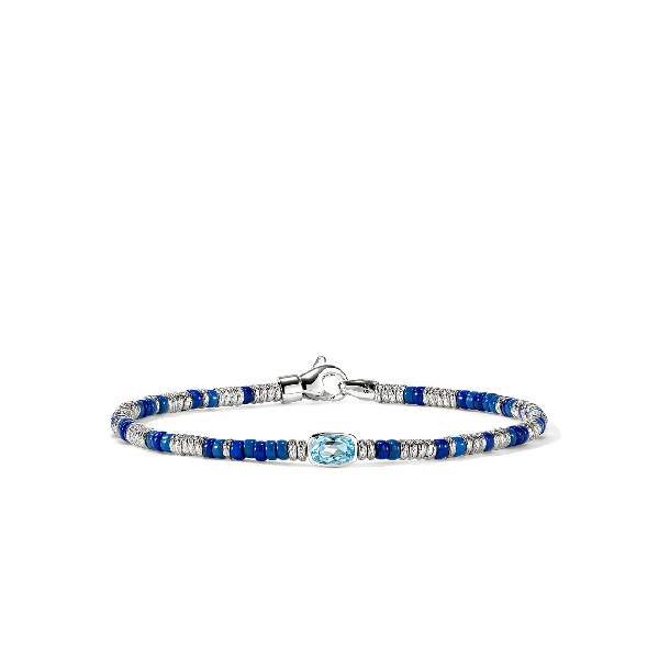 John Hardy Heishi Blue Topaz & Enamel Bracelet Cornell's Jewelers Rochester, NY