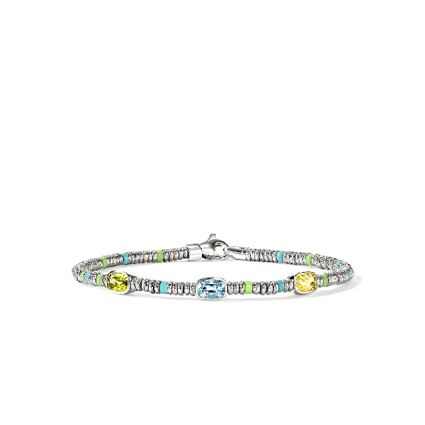 John Hardy Heishi Multicolor Gemstone Bracelet Cornell's Jewelers Rochester, NY