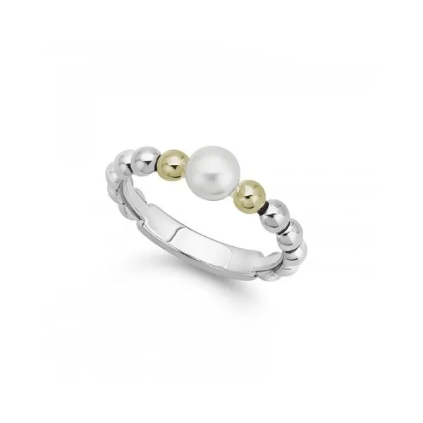 Lagos Sterling Silver Pearl Ring Cornell's Jewelers Rochester, NY