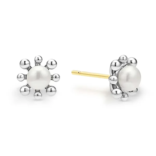Lagos Pearl Stud Earrings Cornell's Jewelers Rochester, NY