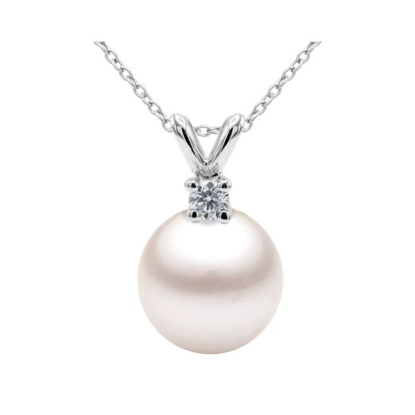 Cornell's Pearl And Diamond Pendant Cornell's Jewelers Rochester, NY