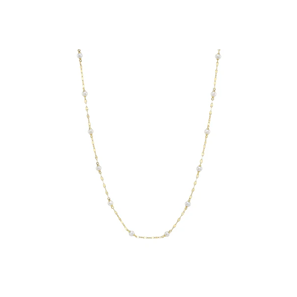 Shy Creation Pearl Station Necklace Cornell's Jewelers Rochester, NY
