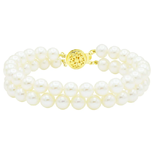 Cornell’s Double Row Freshwater Pearl Bracelet Cornell's Jewelers Rochester, NY