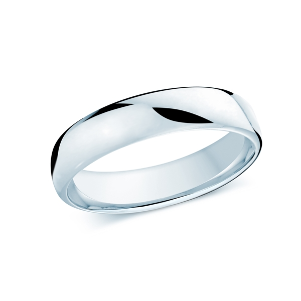 Cornells Collection 14KT White Gold Euro Shank 5.5mm Wedding Band Cornell's Jewelers Rochester, NY
