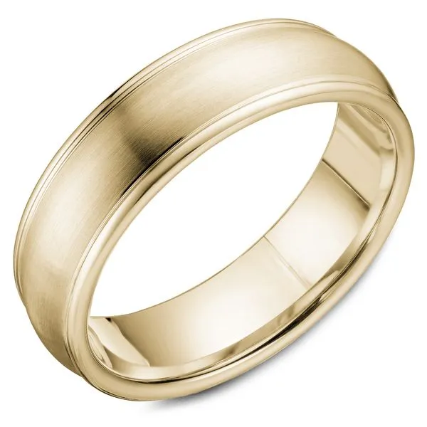 6.5mm Yellow Gold Wedding Band Cornell's Jewelers Rochester, NY