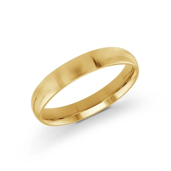Yellow Gold 4mm Domed Polished Band Cornell's Jewelers Rochester, NY