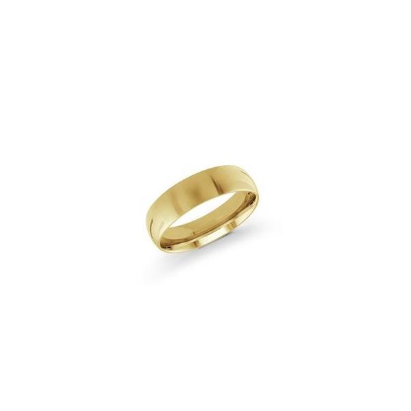 Yellow Gold 6mm Domed Polished Band Cornell's Jewelers Rochester, NY
