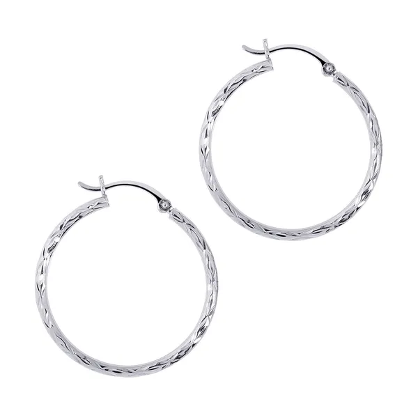 Diamond Cut Hoops Cornell's Jewelers Rochester, NY