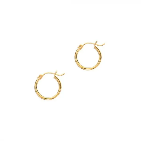 Cornell's 3mm Hoop Earrings Cornell's Jewelers Rochester, NY