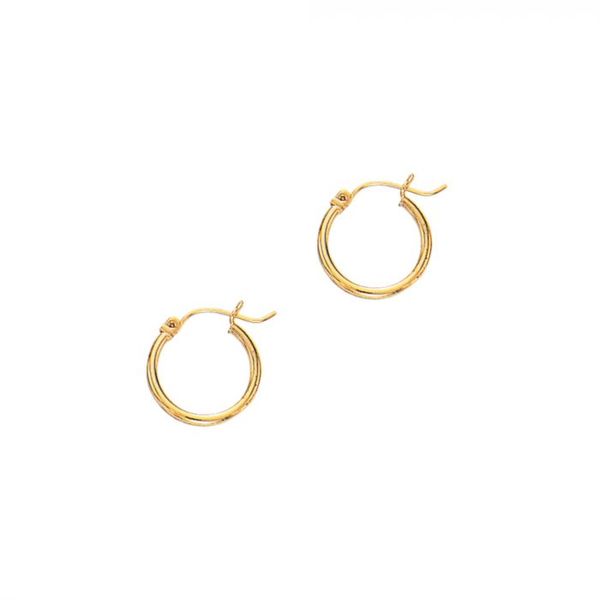 Cornell's 3mm Hoop Earrings Cornell's Jewelers Rochester, NY