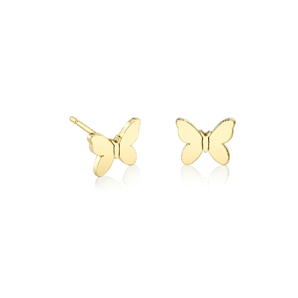 Sydney Evan Tiny Butterfly Stud Earrings Cornell's Jewelers Rochester, NY