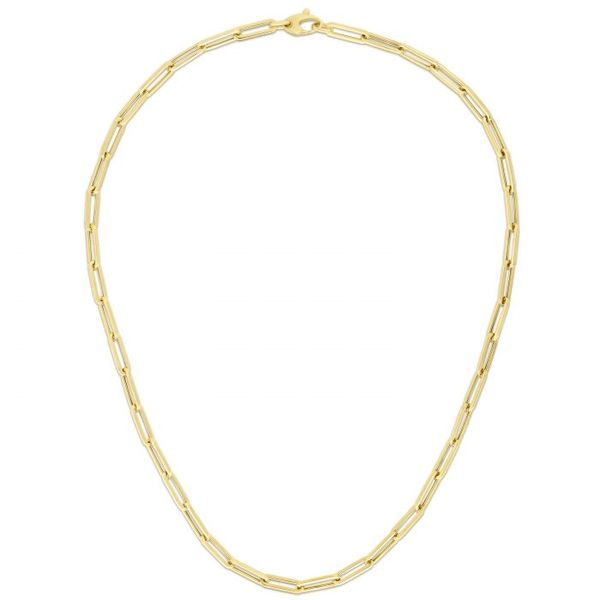 38" Paperclip Chain Necklace Cornell's Jewelers Rochester, NY
