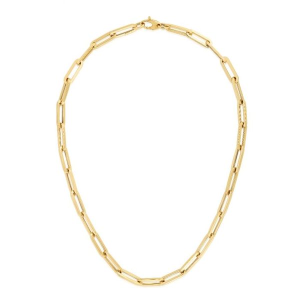 18" Paperclip Chain Necklace Cornell's Jewelers Rochester, NY