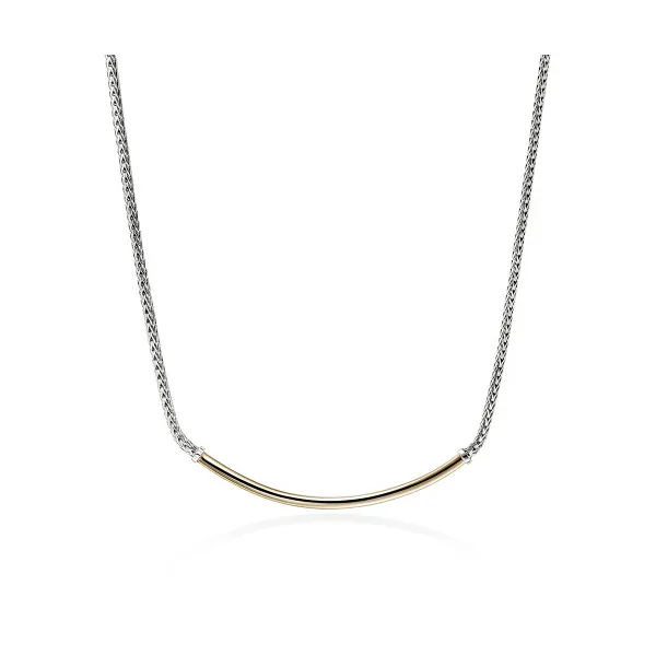 John Hardy Sterling Silver And 14Kt Gold 2.5mm Mini Chain Necklace Cornell's Jewelers Rochester, NY