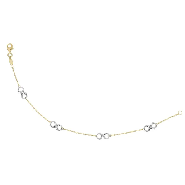 Two-Tone Infinity Bracelet Cornell's Jewelers Rochester, NY