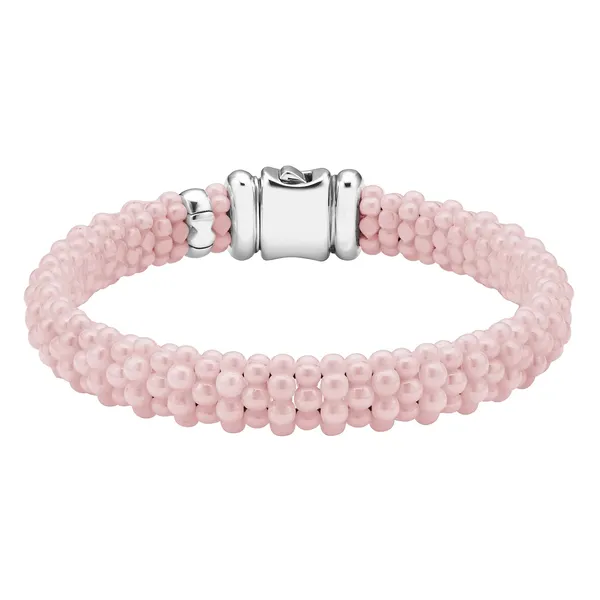 Lagos Pink Caviar Ceramic Bracelet Cornell's Jewelers Rochester, NY
