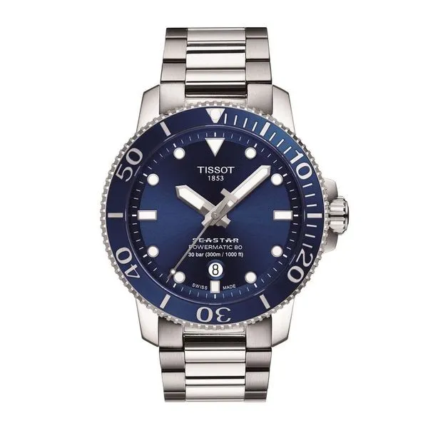 Tissot Seastar 1000 Powermatic 80 Cornell's Jewelers Rochester, NY