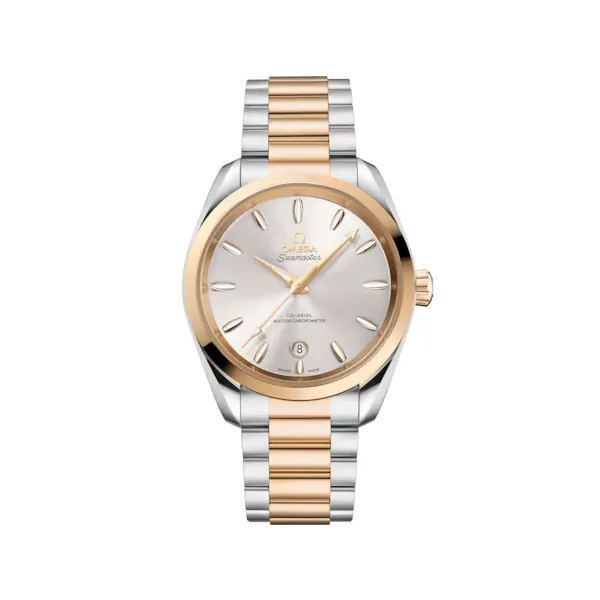 OMEGA Seamaster Two-Tone Aqua Terra Shades Cornell's Jewelers Rochester, NY