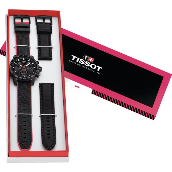 Tissot T-Sport Black Pvd Coated Stainless Steel Gents Supersport Chronograph Giro D'italia 2021 Quartz Watch Image 3 Cornell's Jewelers Rochester, NY