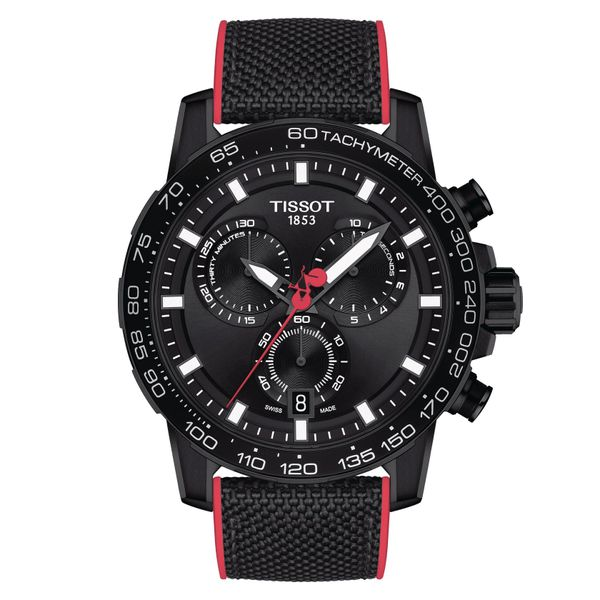 Tissot T-Sport Black Pvd Coated Stainless Steel Gents Supersport Chronograph Giro D'italia 2021 Quartz Watch Cornell's Jewelers Rochester, NY