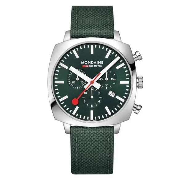 CUSHION PARK GREEN SET 41MM Cornell's Jewelers Rochester, NY