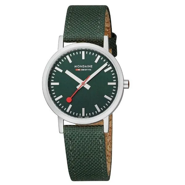 CLASSIC FOREST GREEN TEXTILE 36MM Cornell's Jewelers Rochester, NY