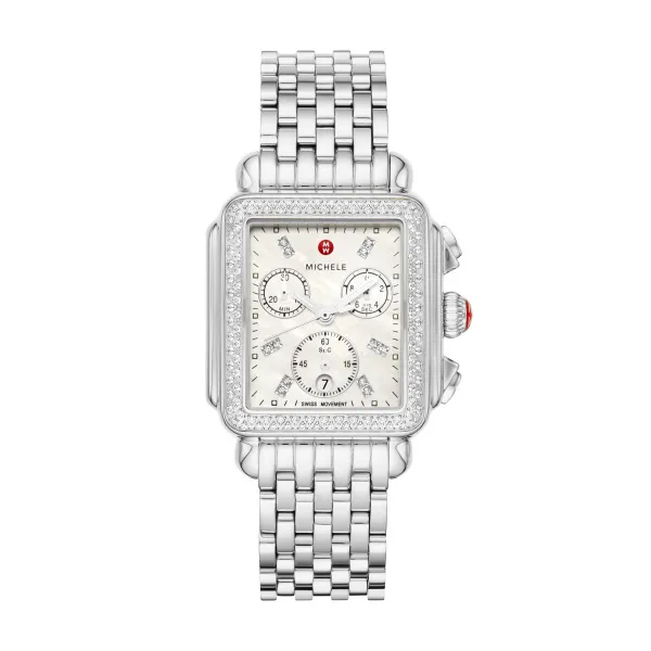 Michele Diamond Deco with Mother of Pearl Dial Cornell's Jewelers Rochester, NY