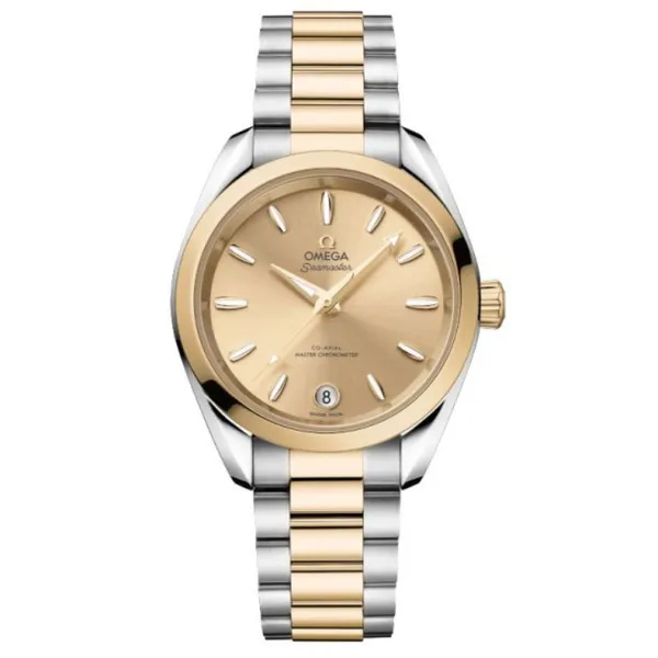 Omega Seamaster Two-Tone Aqua Terra Cornell's Jewelers Rochester, NY