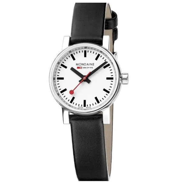 EVO2 BLACK VEGAN LEATHER STRAP 26MM Cornell's Jewelers Rochester, NY