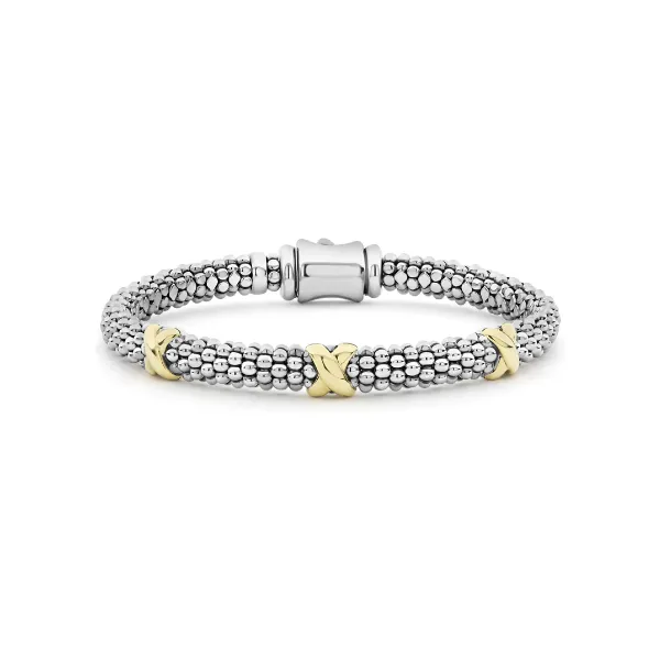 Lagos Embrace Triple X Caviar Bracelet Cornell's Jewelers Rochester, NY