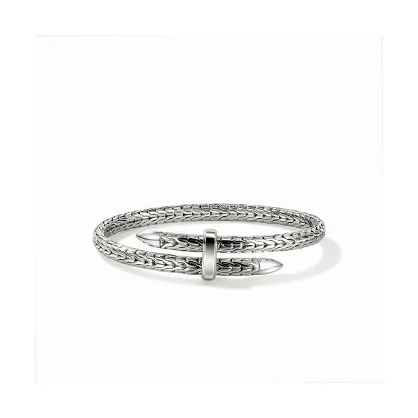John Hardy Sterling Silver Spear Flex Cuff Bracelet Cornell's Jewelers Rochester, NY