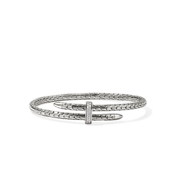 John Hardy Spear Diamond Flex Cuff Cornell's Jewelers Rochester, NY