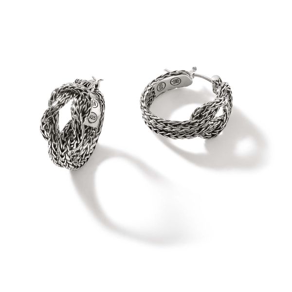 Love Knot hoop earrings Cornell's Jewelers Rochester, NY