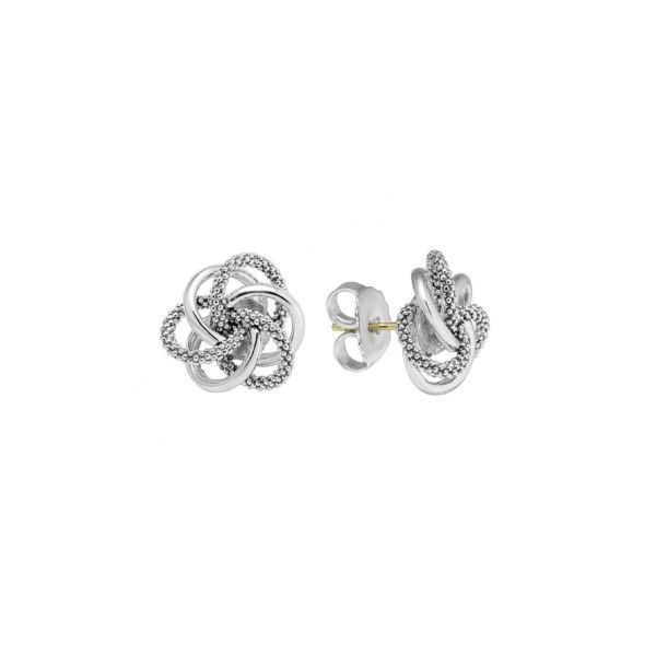Lagos Sterling Silver Love Knot Studs Cornell's Jewelers Rochester, NY