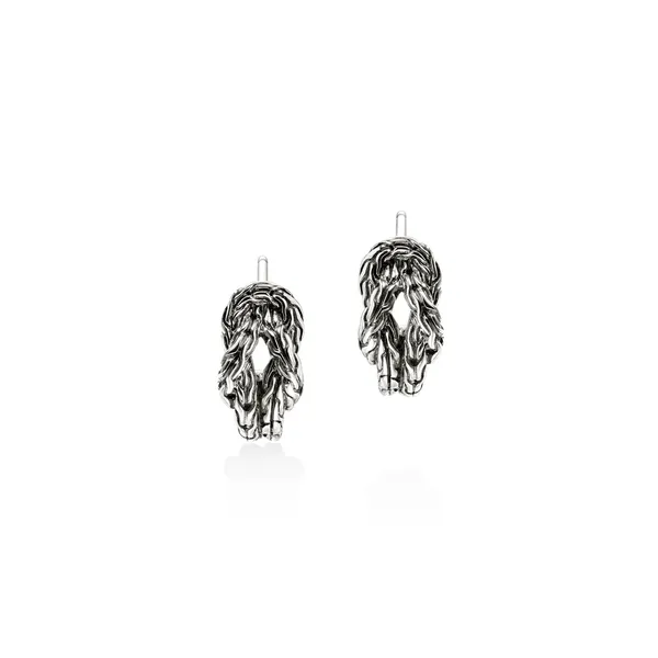 John Hardy Sterling Silver Love Knot Drop EarringS Cornell's Jewelers Rochester, NY