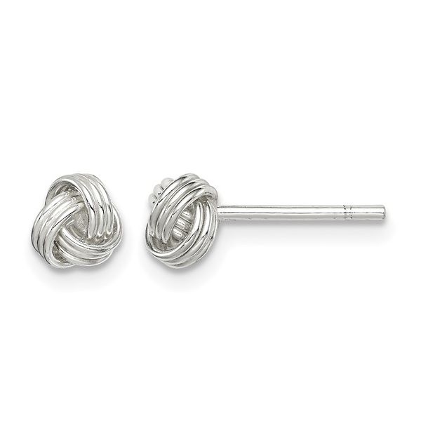 Cornell's Jewelers Sterling Silver Love Knot Stud Earrings Cornell's Jewelers Rochester, NY