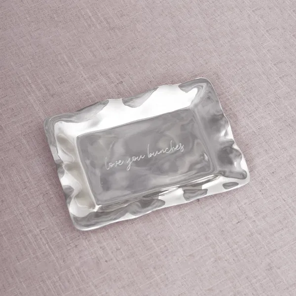 Beatriz Ball Aluminum Alloy Engraved Tray 
