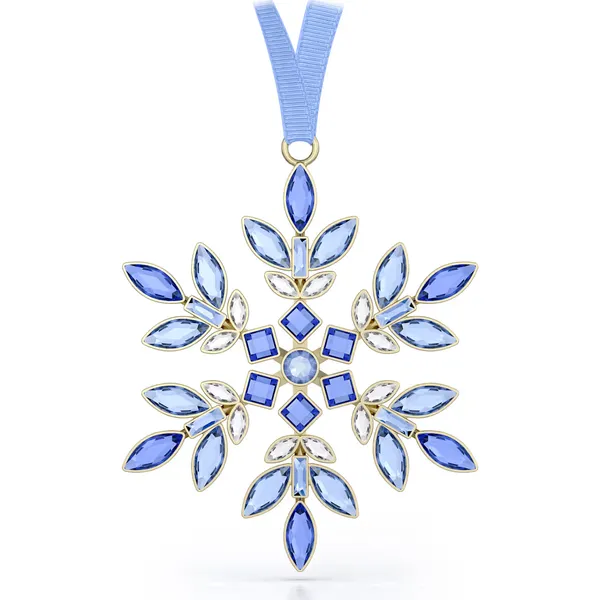 Swarovski Gema Blue Holiday Snowflake Ornament Cornell's Jewelers Rochester, NY
