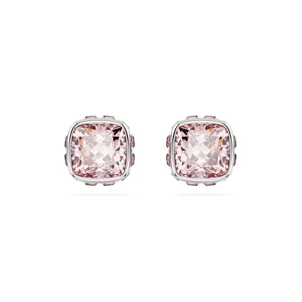 Swarovski June Pink Birthstone Studs Cornell's Jewelers Rochester, NY