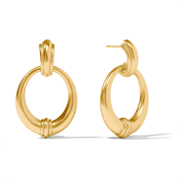 Julie Vos Portofino Doorknocker Earrings Cornell's Jewelers Rochester, NY