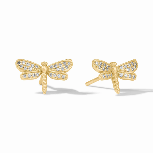 Julie Vos Dragonfly Pavé Stud Earrings Cornell's Jewelers Rochester, NY