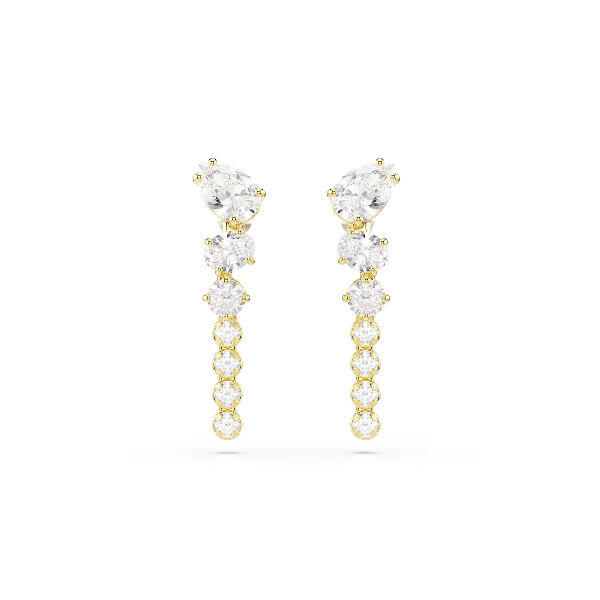 Swarovski Mesmera Mixed-Cut Drop Earrings Cornell's Jewelers Rochester, NY