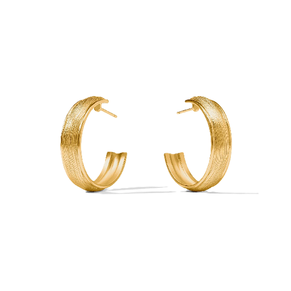 Julie Vos Cobblestone Hoop Earrings Cornell's Jewelers Rochester, NY