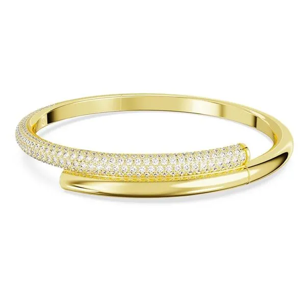 SWAROVSKI DEXTRA BANGLE GOLD MEDIUM Cornell's Jewelers Rochester, NY